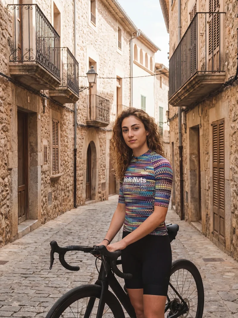 Women's Cycling Jersey Retro Signal