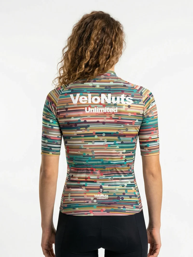 Women's Cycling Jersey Retro Signal