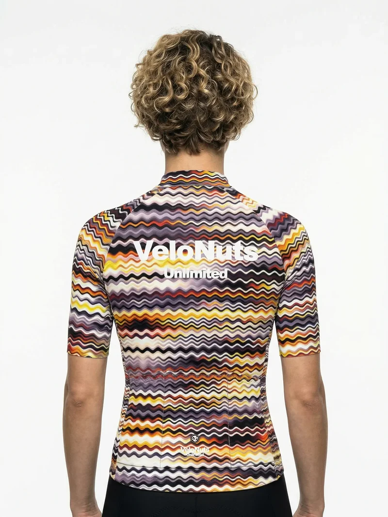 Women's Cycling Jersey Retro Signal