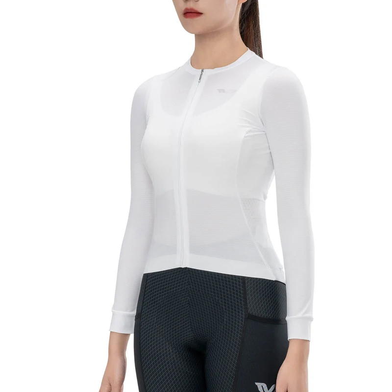 MTB 및 Rennrad를 위한 ROCKBROS TVI Damen Langarm-Radtrikot Fahrradbekleidung