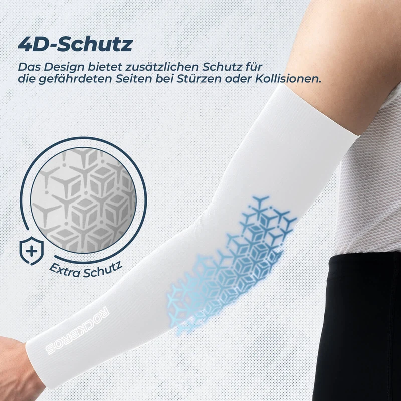 ROCKBROS Armlinge Arm Sleeve Sonnenschutz Kühles Gefühl Schnell Trockenend