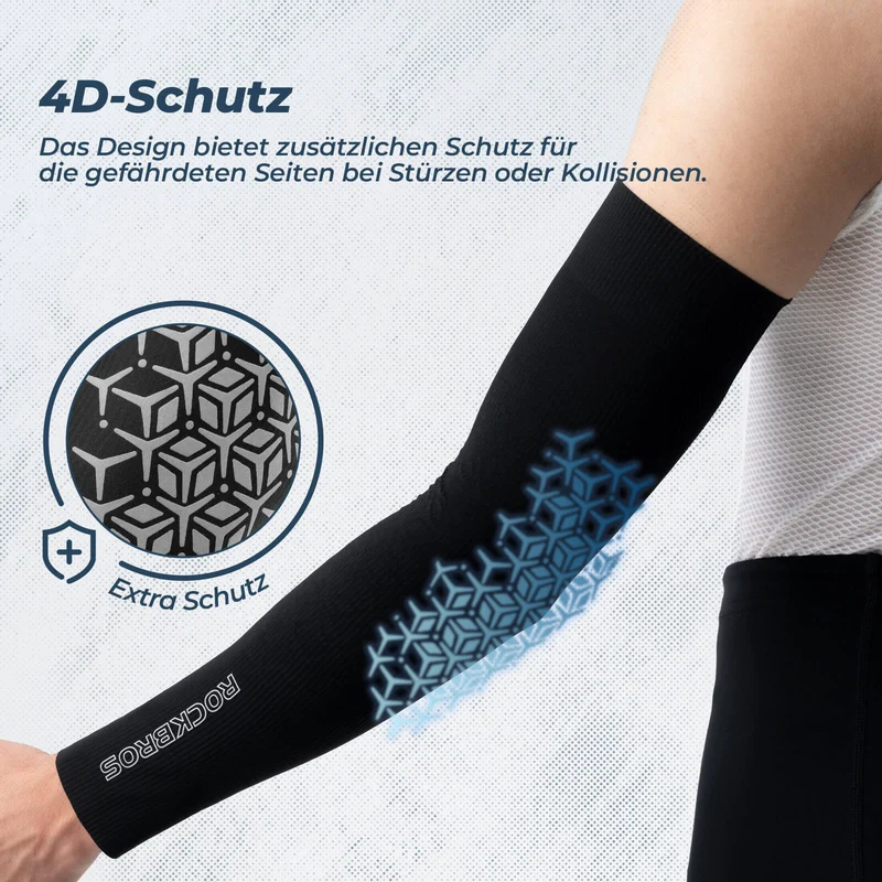 ROCKBROS Armlinge Arm Sleeve Sonnenschutz Kühles Gefühl Schnell Trockenend