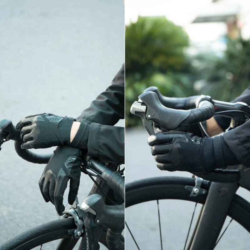ROCKBROS Fahrrad Handschuhe Touchscreen-Design fir Outdoor Aktivitéiten Unisex