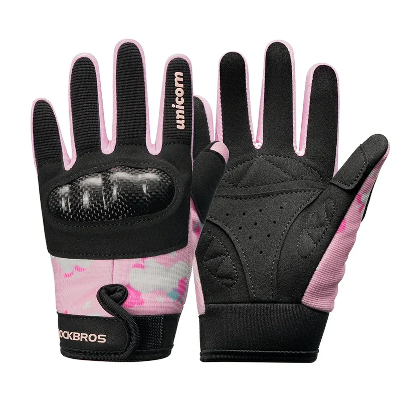 Kinder Fahrradhandschuhe Ganzfinger mit Hard Shell Schutz
