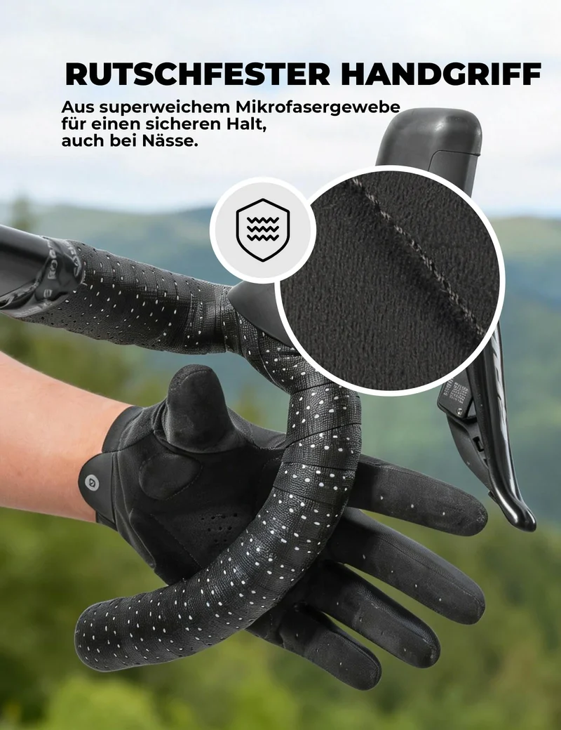Fahrradhandschuhe – rutschfest & stoßabsorbierend mit SBR-Polster