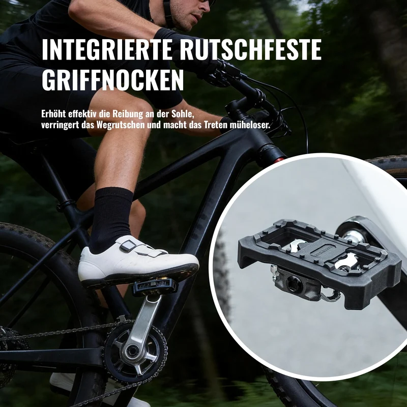SPD Pedaladapter Kompatibel mit Shimano M520/M540/M8000/M9000