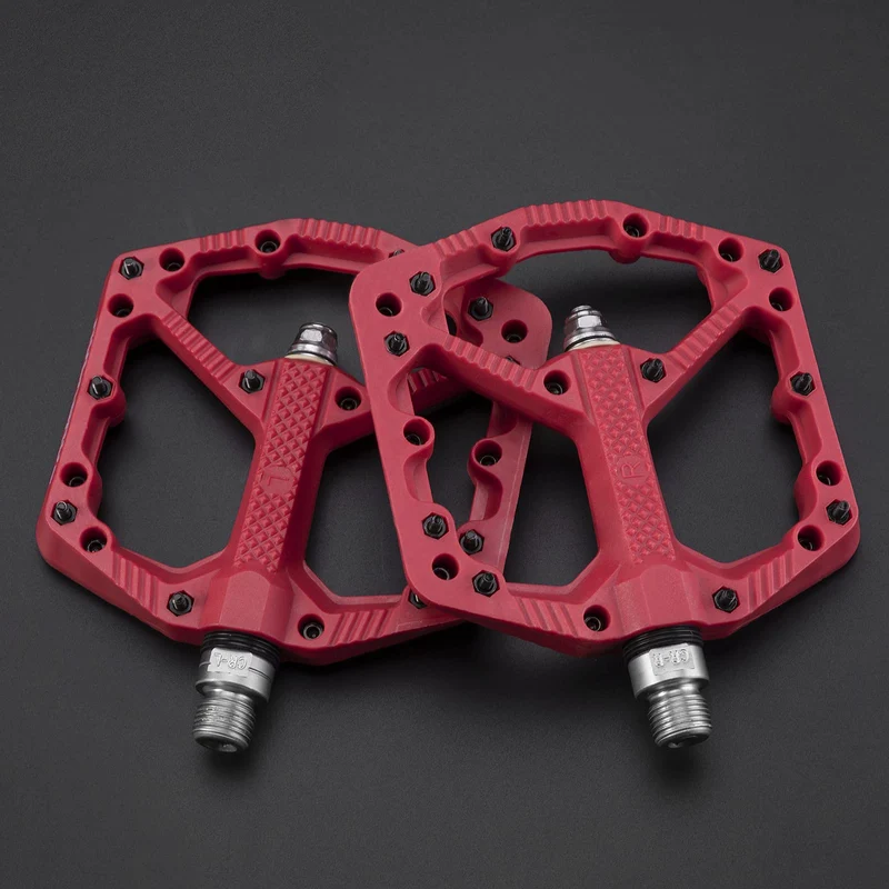 Fahrradpedale Nylon MTB Pedale rutschfest Verschleißfest 9/16’’ Pedale