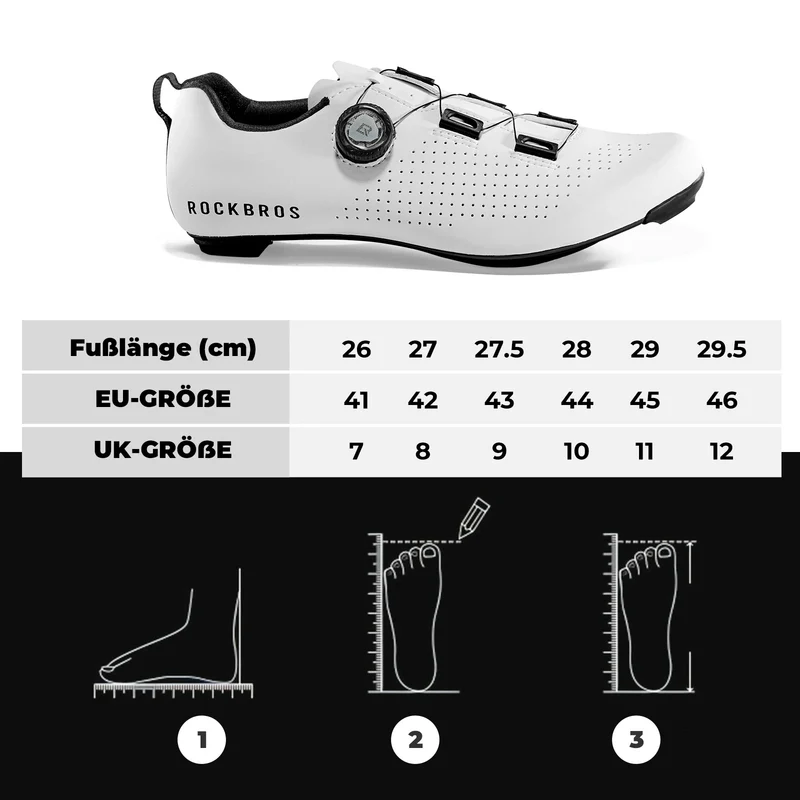 Rennrad Fahrradschuhe – Carbonsohle T500 Kompatibel mit SPD-SL/Look KEO