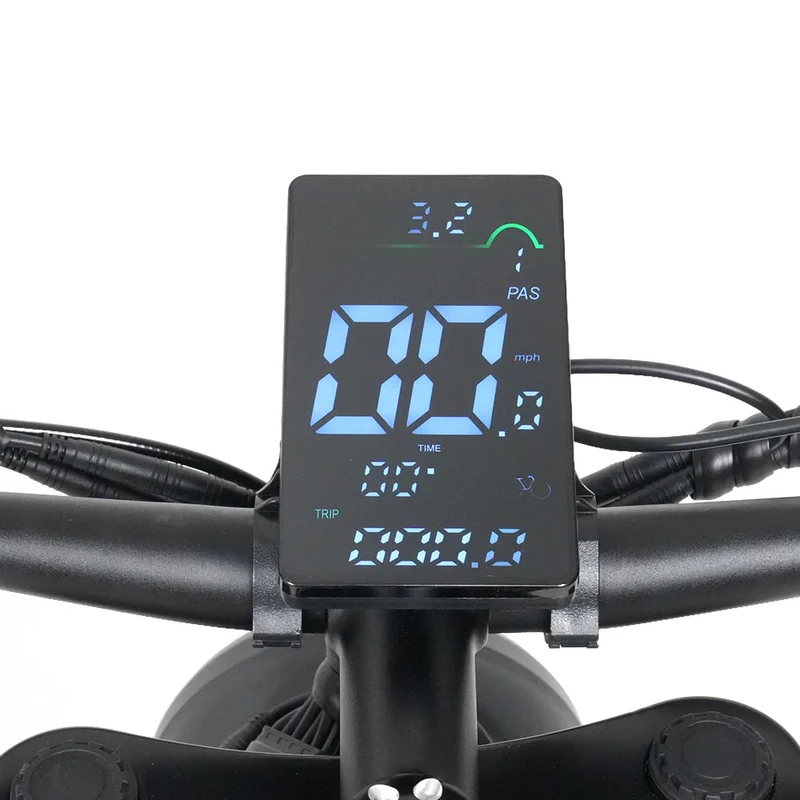 RICH BIT C01 48V 750W Off-Road Electric Bike, Dual Motors Mountain E-bike with 48V 20Ah Lithium Battery Adult Electric Mountain Bicycle
