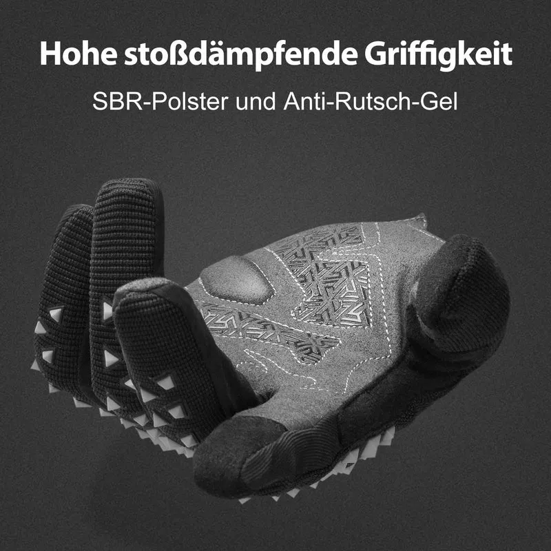 ROCKBROS Fahrradhandschuhe Winter Herren rutschfest Touchscreen