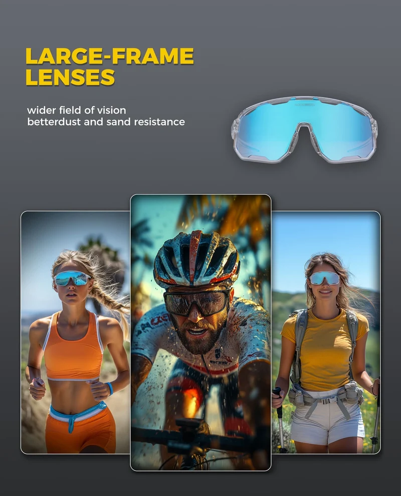 SP351 Photochromic Windproof Cycling Sunglasses