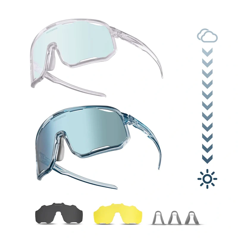 SP351 Photochromic Windproof Cycling Sunglasses