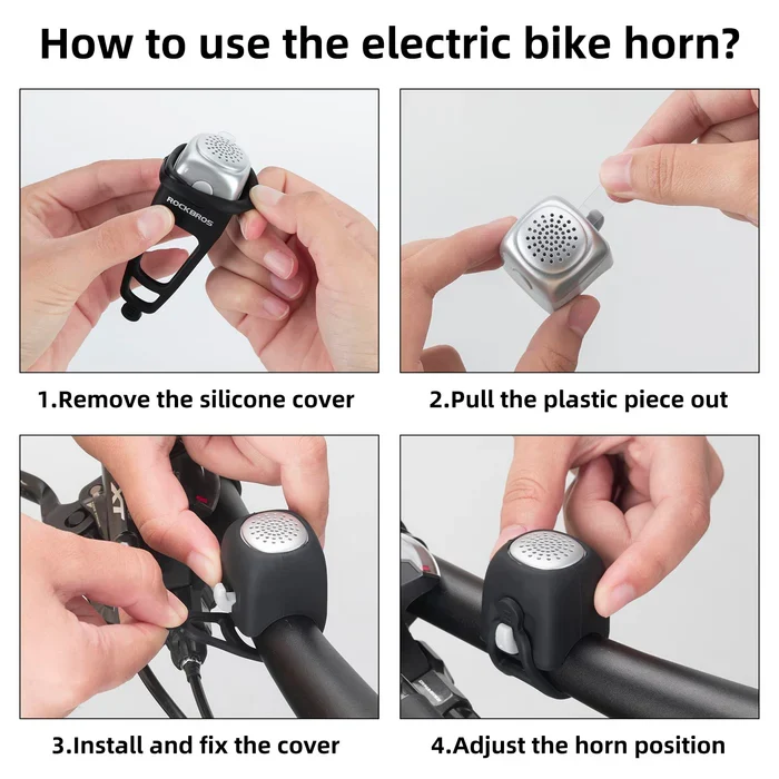 Electric Handlebar Bike Horn - 90dB