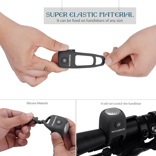 Electric Handlebar Bike Horn - 90dB