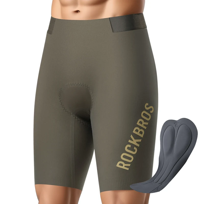 Fahrradhose Kurz Herren, Gepolstert 3D Schnitt Radlerhose