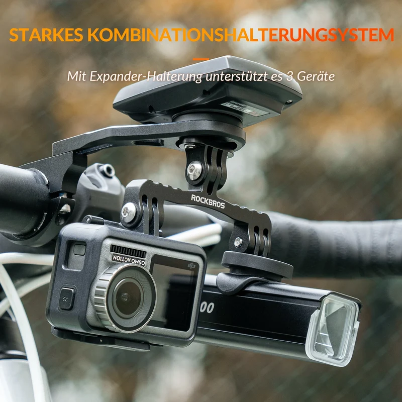 Fahrradcomputer Halterung für 31,8 mm Lenker, Garmin und Bryton