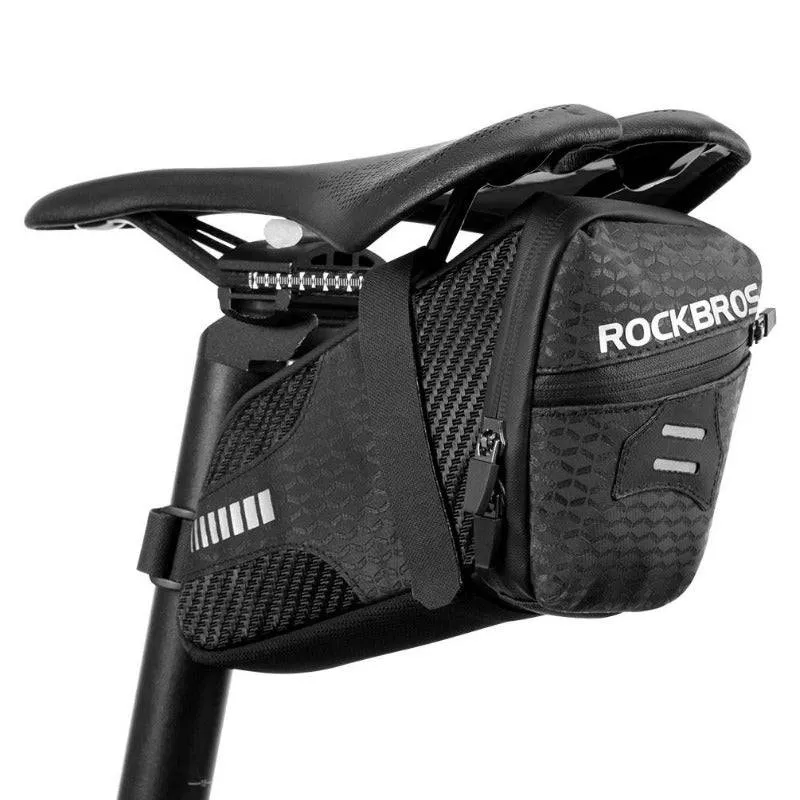 ROCKBROS Fahrrad Satteltasche mit 2 Zusätzliche Taschen 1,5L