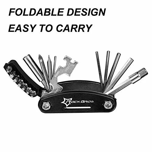 Fahrrad Multitools 16-in-1 Fahrrad Reparatur Werkzeug Set Multifunktionswerkzeug– Bitsatz-Variante