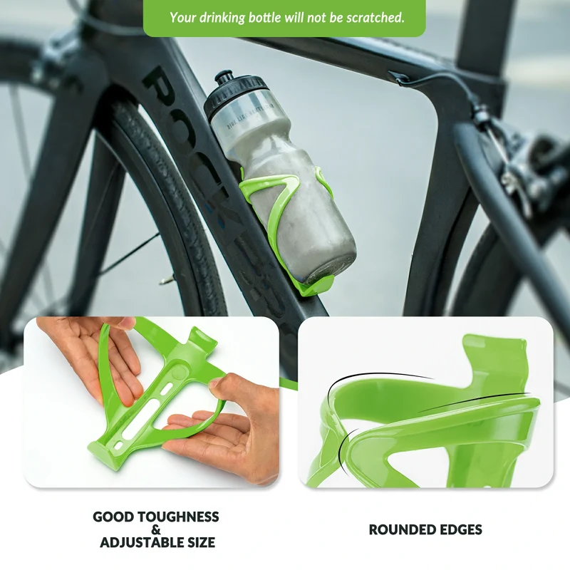Flaschenhalter Fahrrad 2er-Pack Getränkehalter Fahrrad,Leichtgewicht 5 Farbe