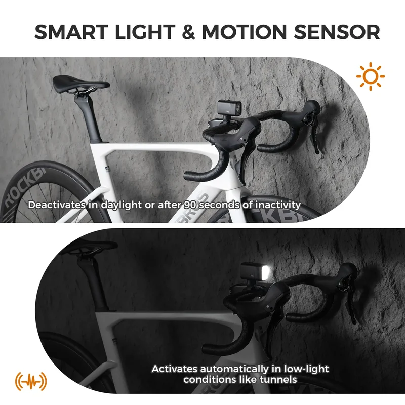 M6 Handlebar Mounted Smart Bike Front Light