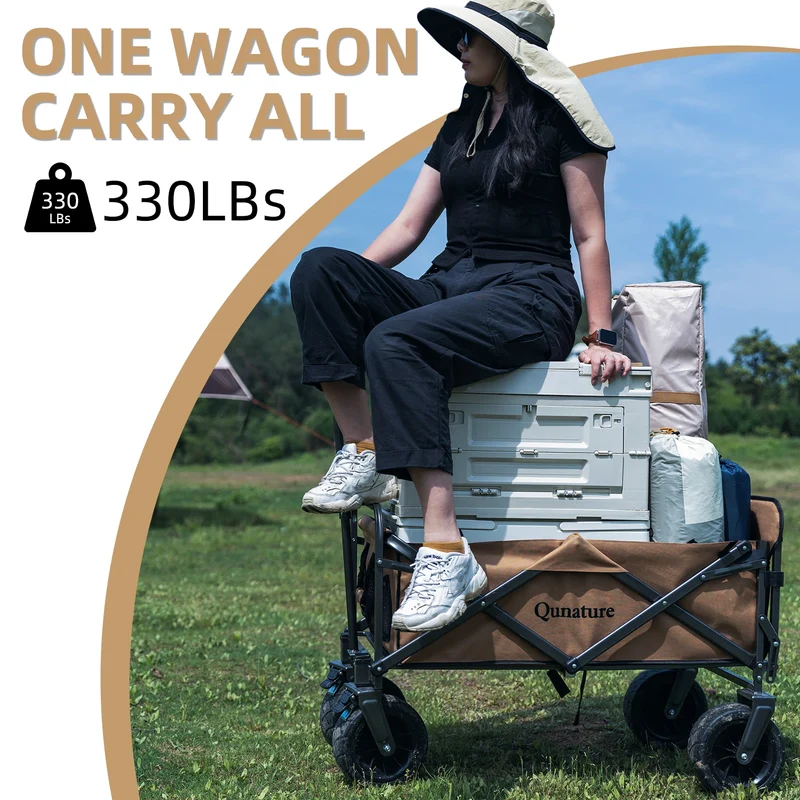 Foldable Expandable Camping Wagon-150L