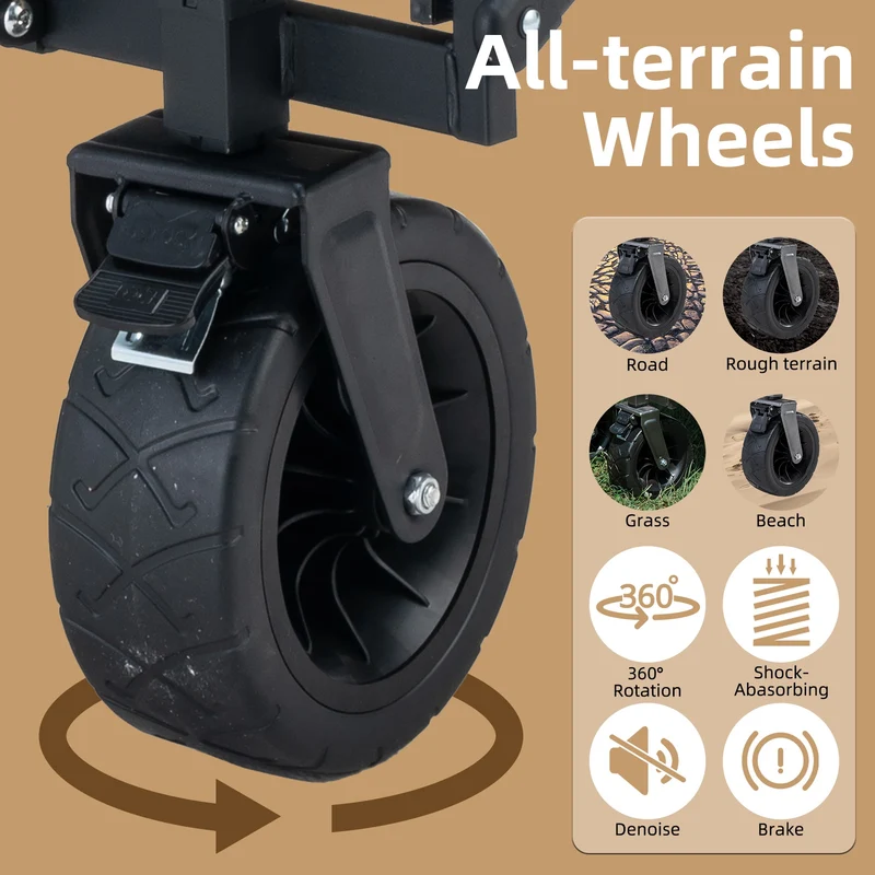 Foldable Expandable Camping Wagon-150L