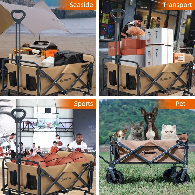 Foldable Expandable Camping Wagon-150L