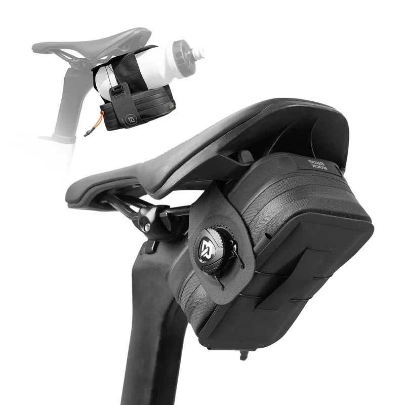 Fahrrad Satteltasche Drehknopf Verstellsystem Kompakte Wasserdichtes mit Flaschenhalter