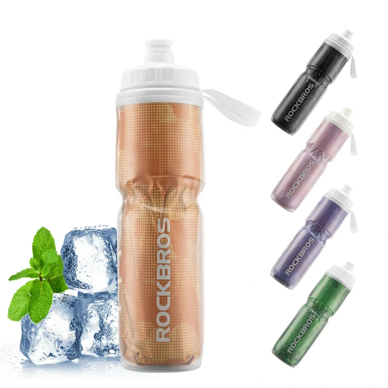Fahrrad Trinkflasche 670ML Drückbare