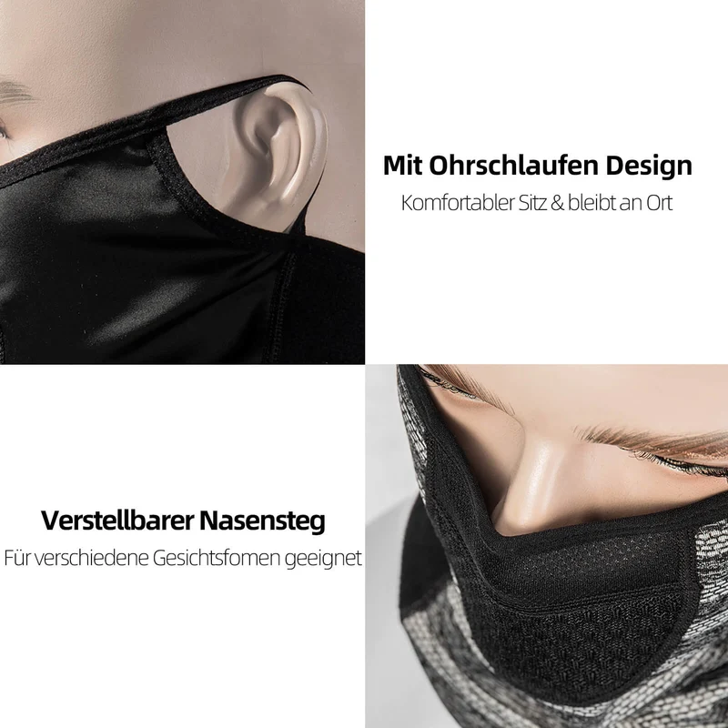 ROCKBROS Wanter waarm Balaclavas Halbe Sturmhaube Unisex