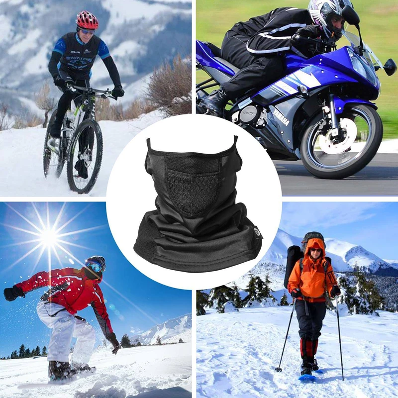 ROCKBROS Wanter waarm Balaclavas Halbe Sturmhaube Unisex
