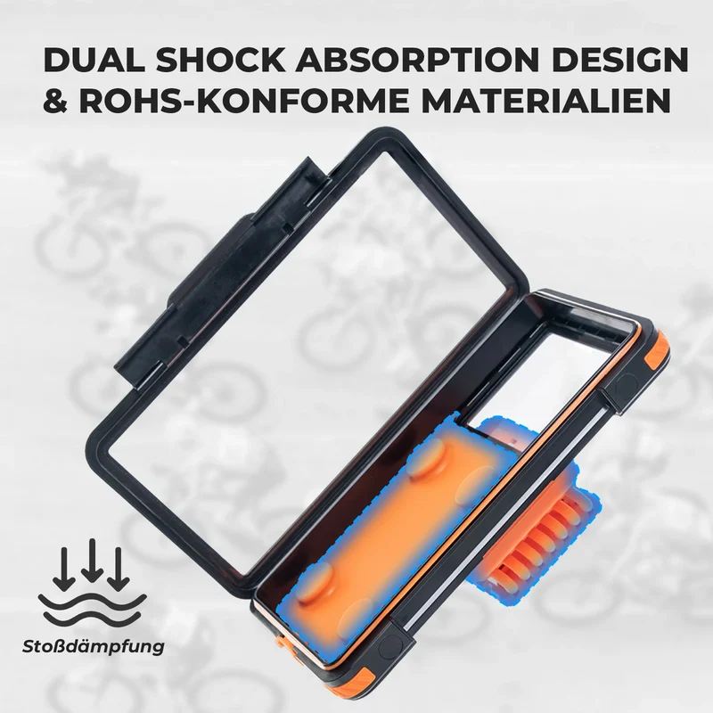 Fahrrad Handyhalterung Magnetische, 4,7–6,9 Zoll Smartphones, Lenkerhalterung 22,2–31,8 mm