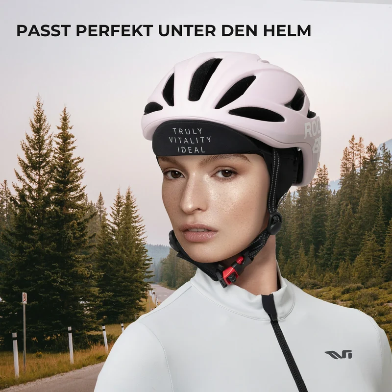 TVI Fahrradmütze Winter mit Ohrenabdeckung Damen