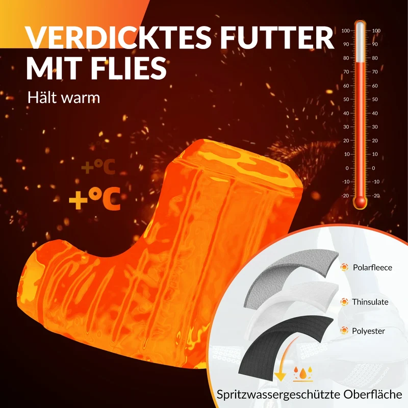 Lenkerstulpen Handschuhe Lenker Fahrrad Winter Thermo Warme Verdickte Wasserabweisende