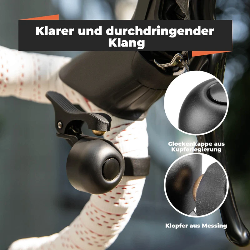Rennrad Fahrradklingel für gebogene Lenker 27-30mm