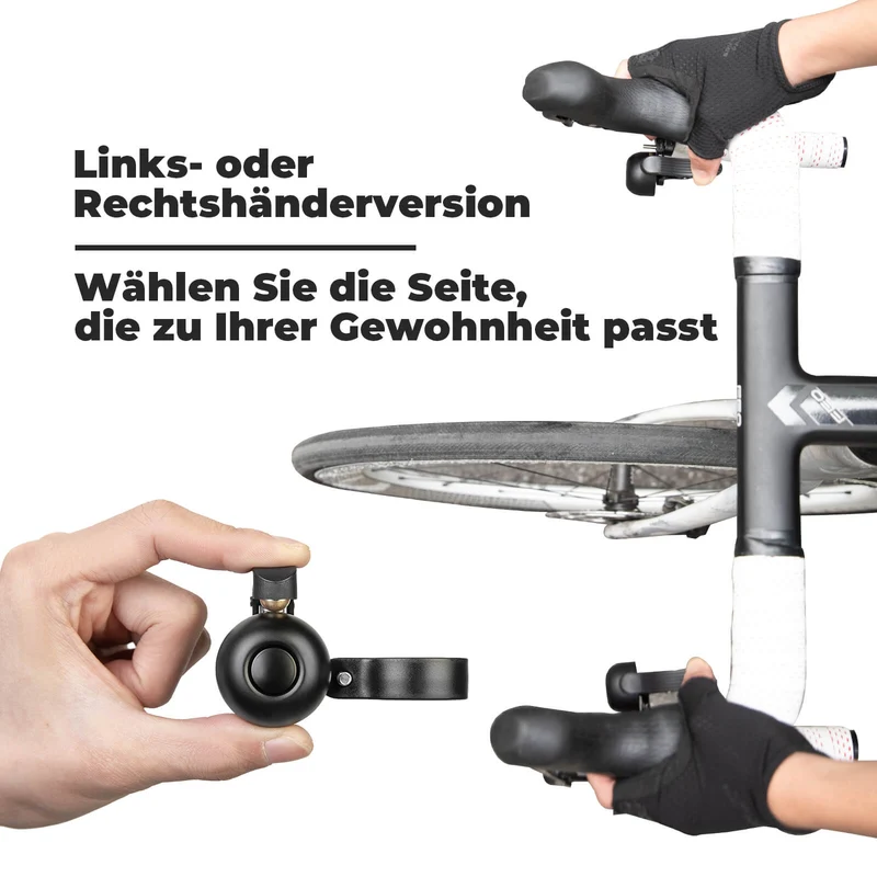 Rennrad Fahrradklingel für gebogene Lenker 27-30mm