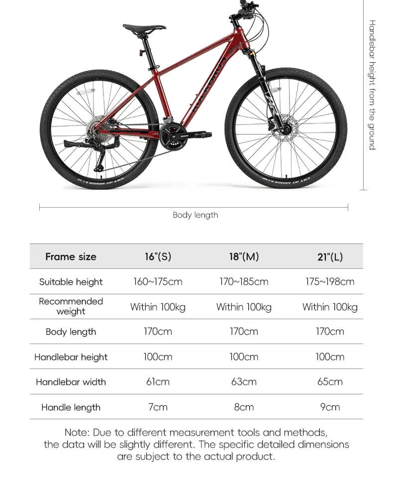 MT300 27.5 Inch Mountain Bike