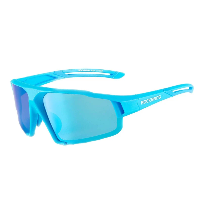ROCKBROS polarisierte Sonnenbrille mit UV400 Schutz Hellblau 유니섹스