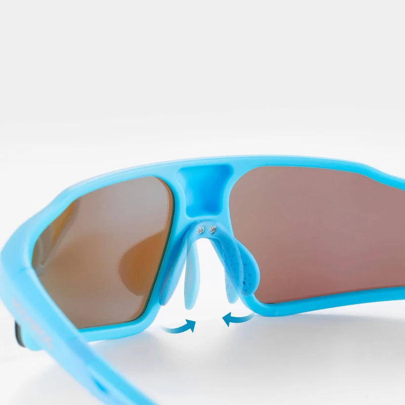 ROCKBROS polarisierte Sonnenbrille mit UV400 Schutz Hellblau 유니섹스