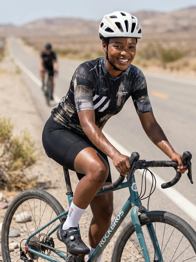 Women's Cycling Jersey Urban Camo