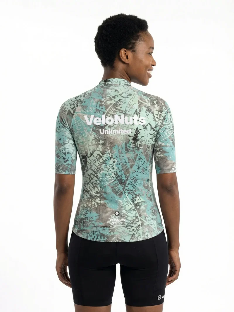 Women's Cycling Jersey Urban Camo
