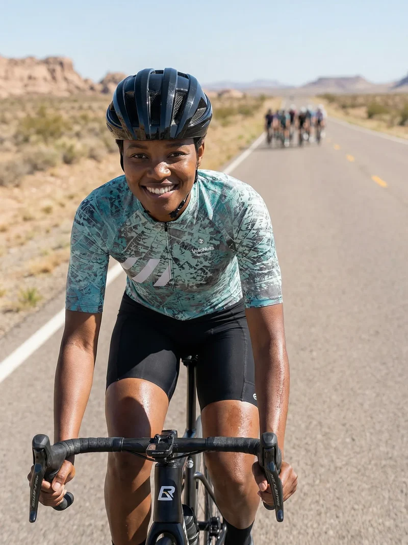 Women's Cycling Jersey Urban Camo