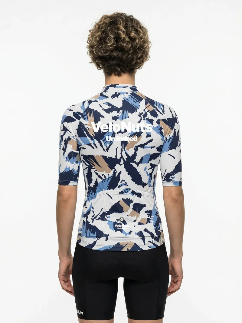 Women's Cycling Jersey Urban Camo