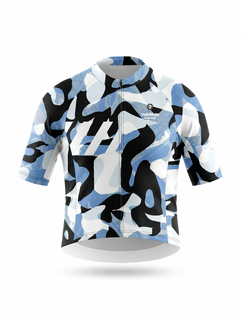 Women's Cycling Jersey Urban Camo