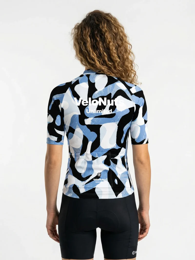 Women's Cycling Jersey Urban Camo