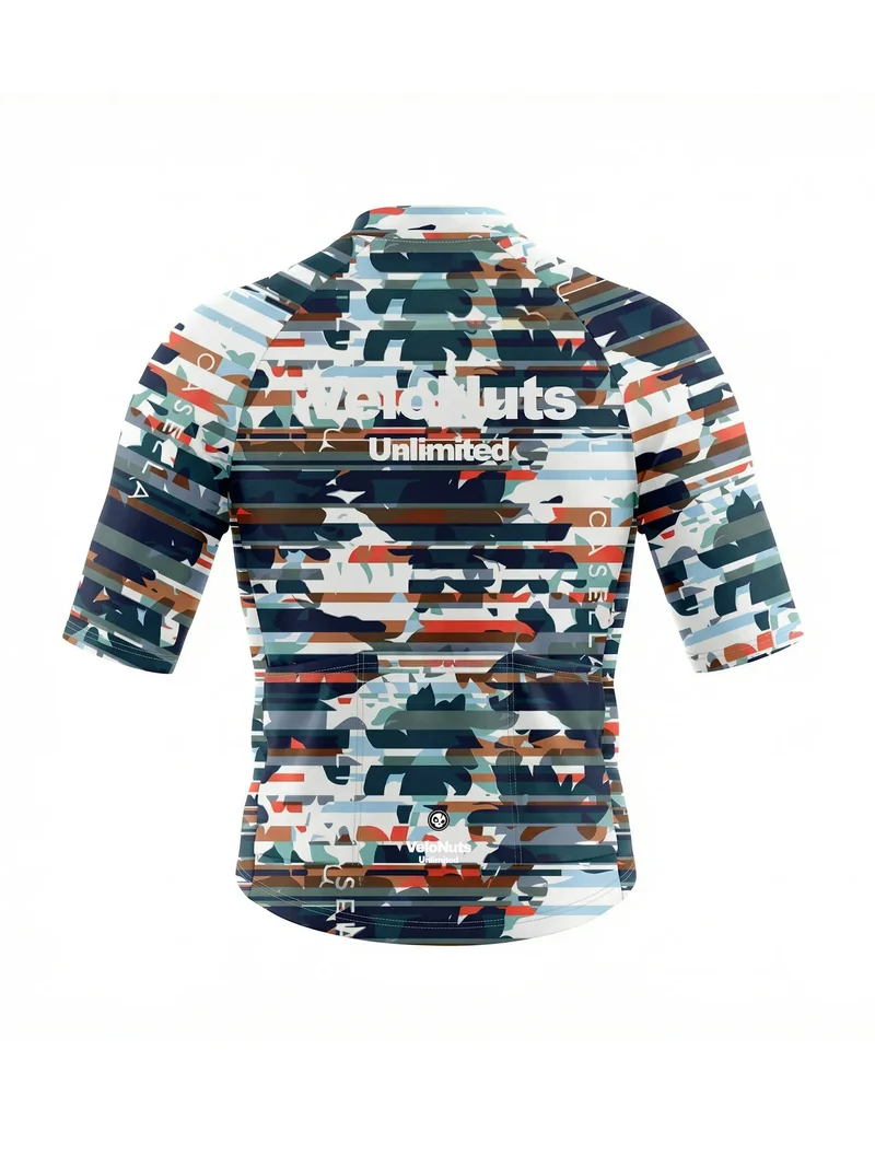Women's Cycling Jersey Urban Camo