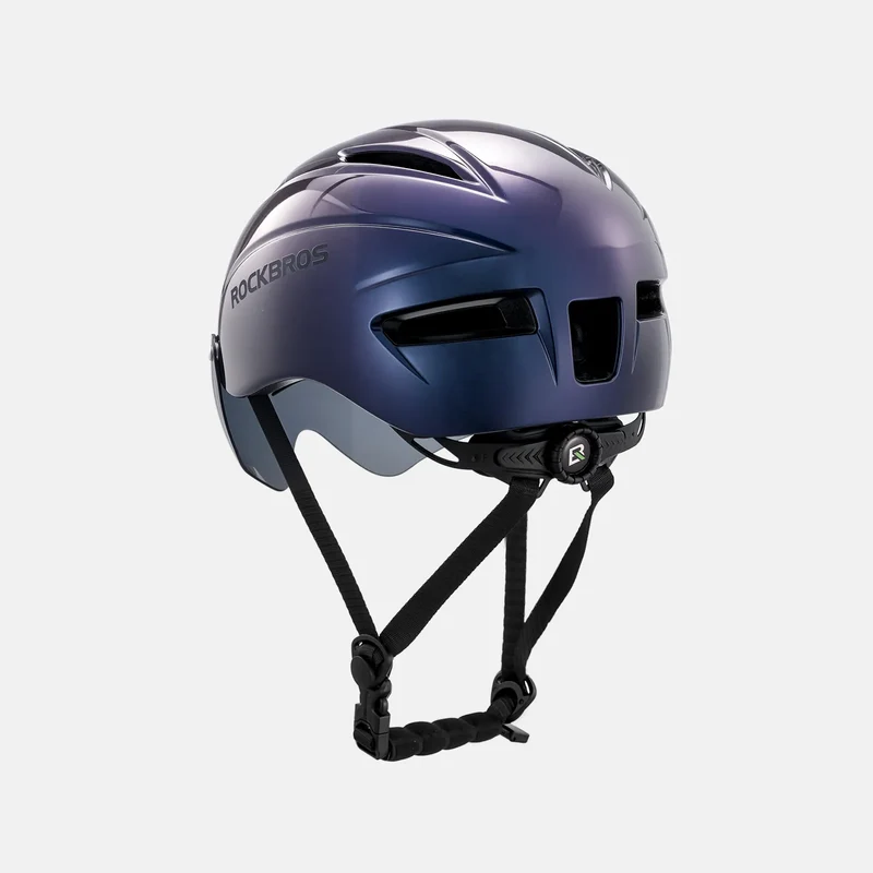 Trussier Magnetic Goggles Bike Helmet