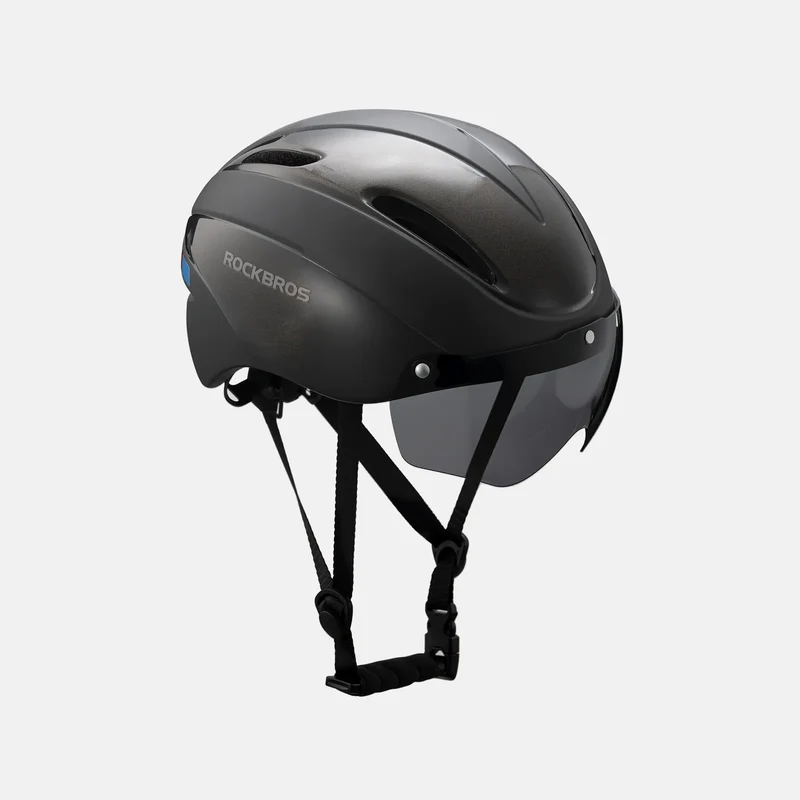Trussier Magnetic Goggles Bike Helmet