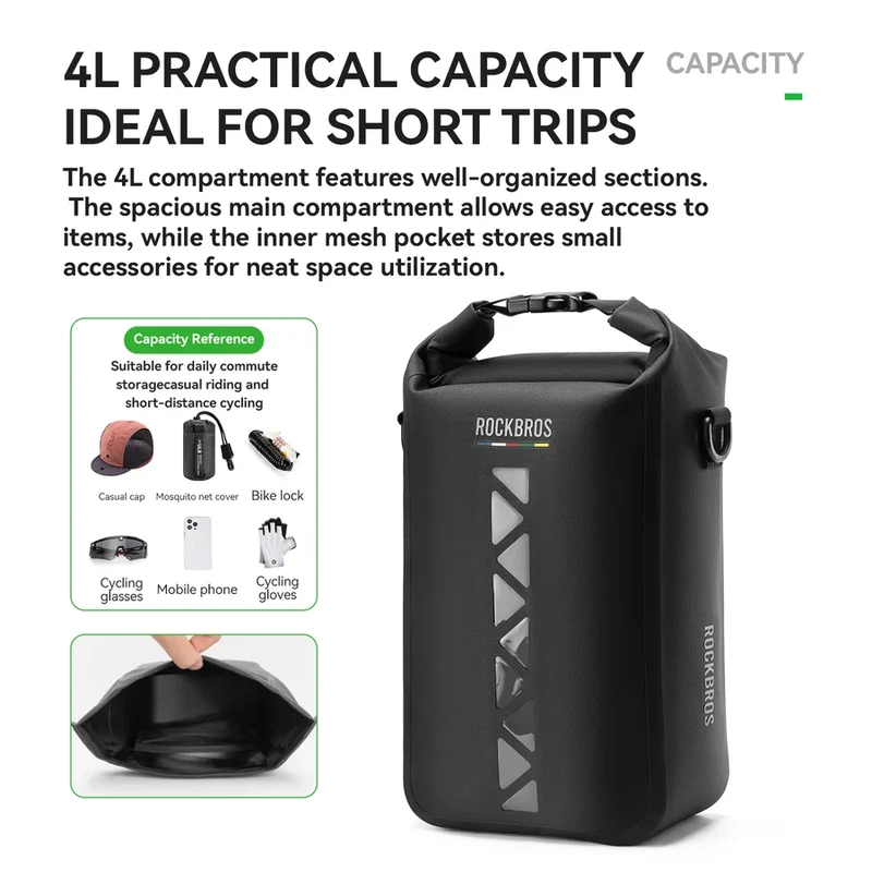 ROAD TO SKY Magnetic Waterproof Bike Fork Bag