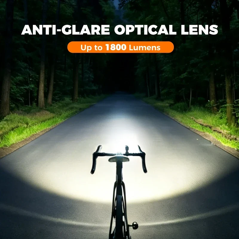 JHL1800 Smart Anti-Glare Bike Front Light
